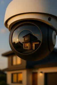 Montaż kamer monitoringu w domach prywatnych i mieszkaniach.