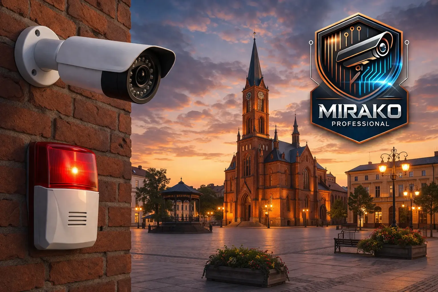 Montaż monitoringu Pabianice. Montaż alarmów, kontroli dostępu, wideodomofonów, sieci komputerowych.