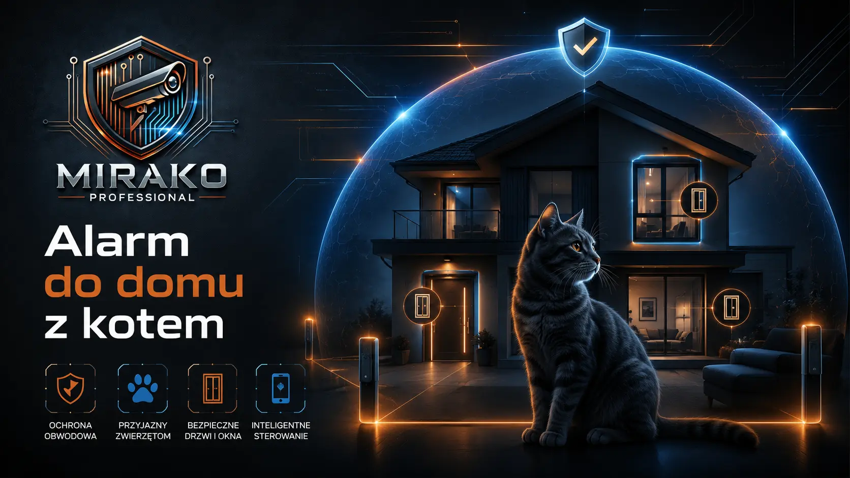 Jaki alarm do domu lub mieszkania z kotem albo innymi zwierzętami?