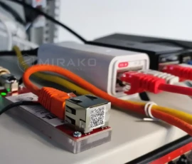 Konwerter COAX w szafie RACK umożliwiający podłączenie i zasilanie kamer IP przy użyciu kabla koncentrycznego. Konwerter COAX w szafie RACK umożliwiający podłączenie i zasilanie kamer IP przy użyciu kabla koncentrycznego.