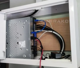 Rejestrator monitoringu w szafce – dom koło Ozorkowa