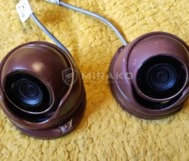 Zdemontowane analogowe kamery Hikvision 2 MP z dotychczasowego systemu monitoringu