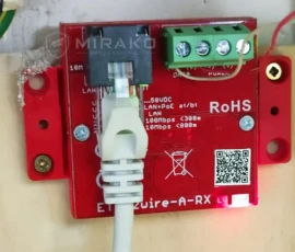 Konwerter do transmisji Ethernet 100Mb po starym kablu domofonowym