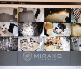 Podgląd z kamer systemu monitoringu IP Hikvision
